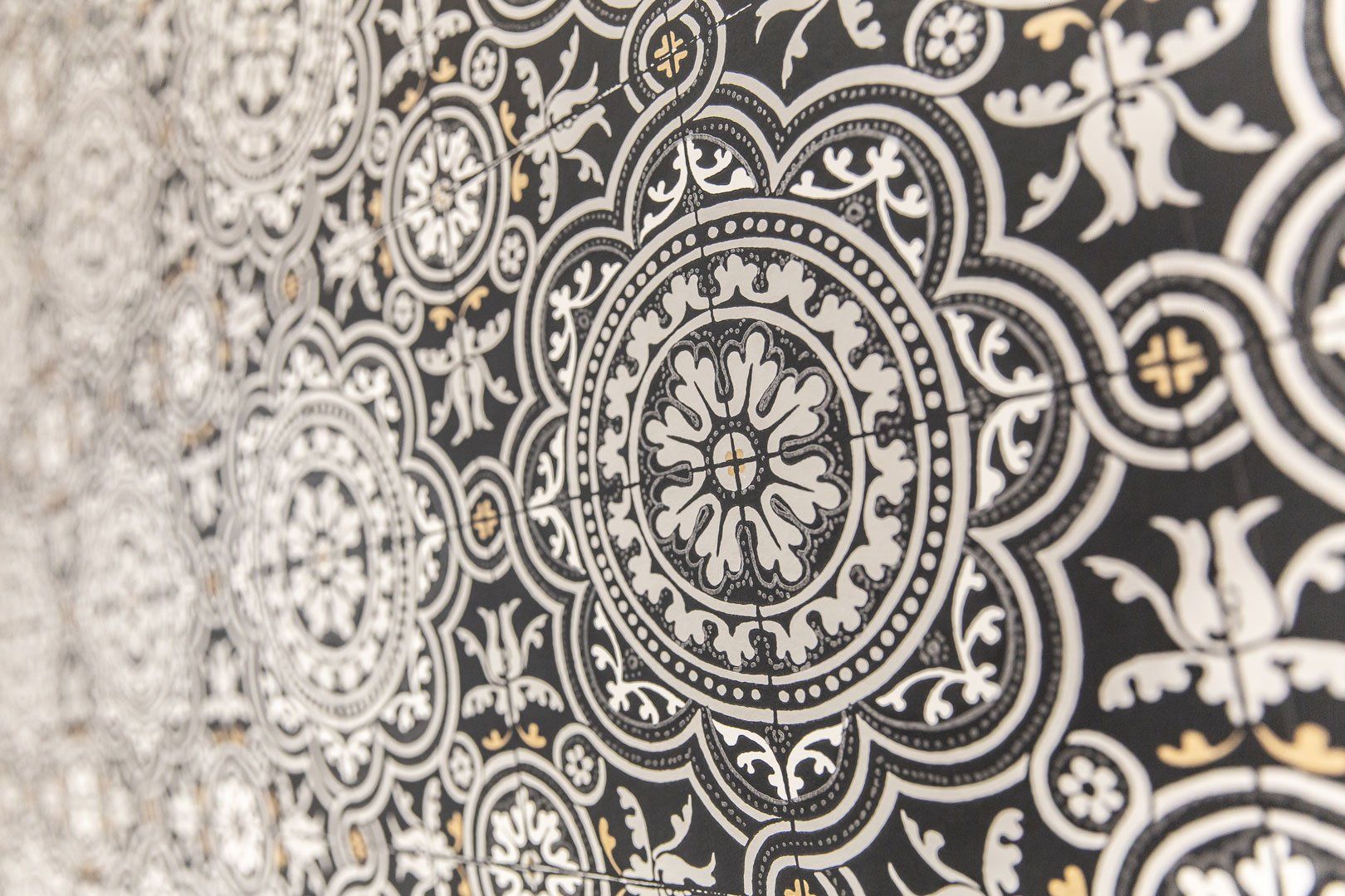 Détail de la faience dans un appartement rénové