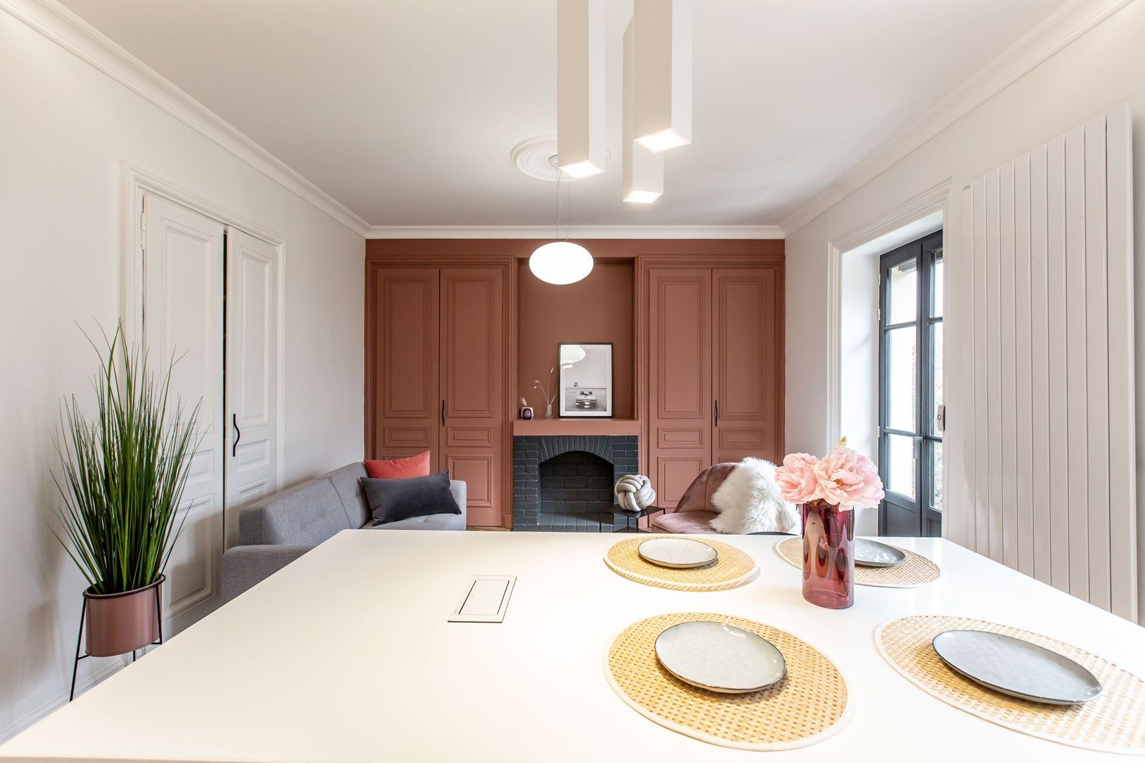 Ilot central pour prendre ses repas