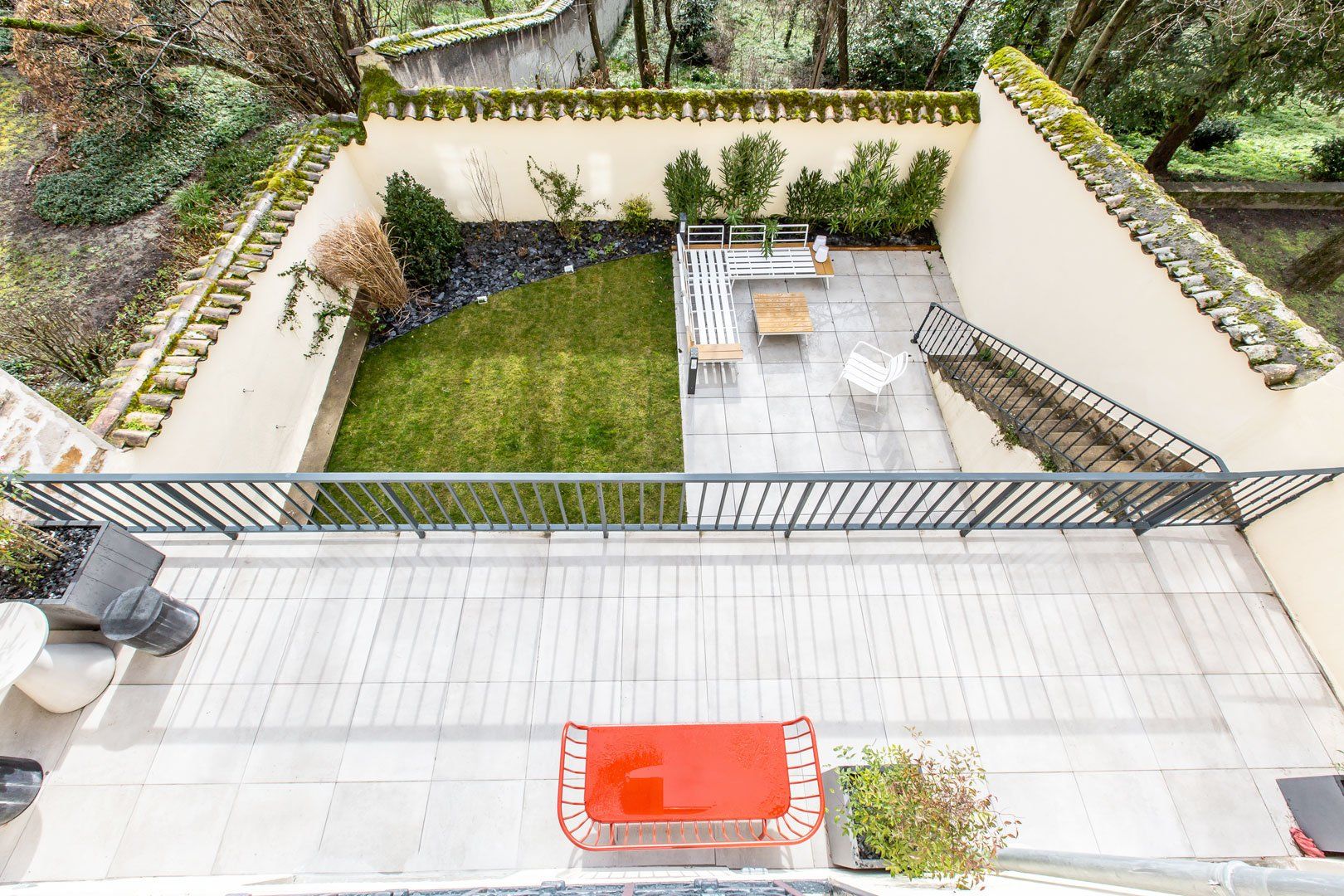 Agencement du balcon