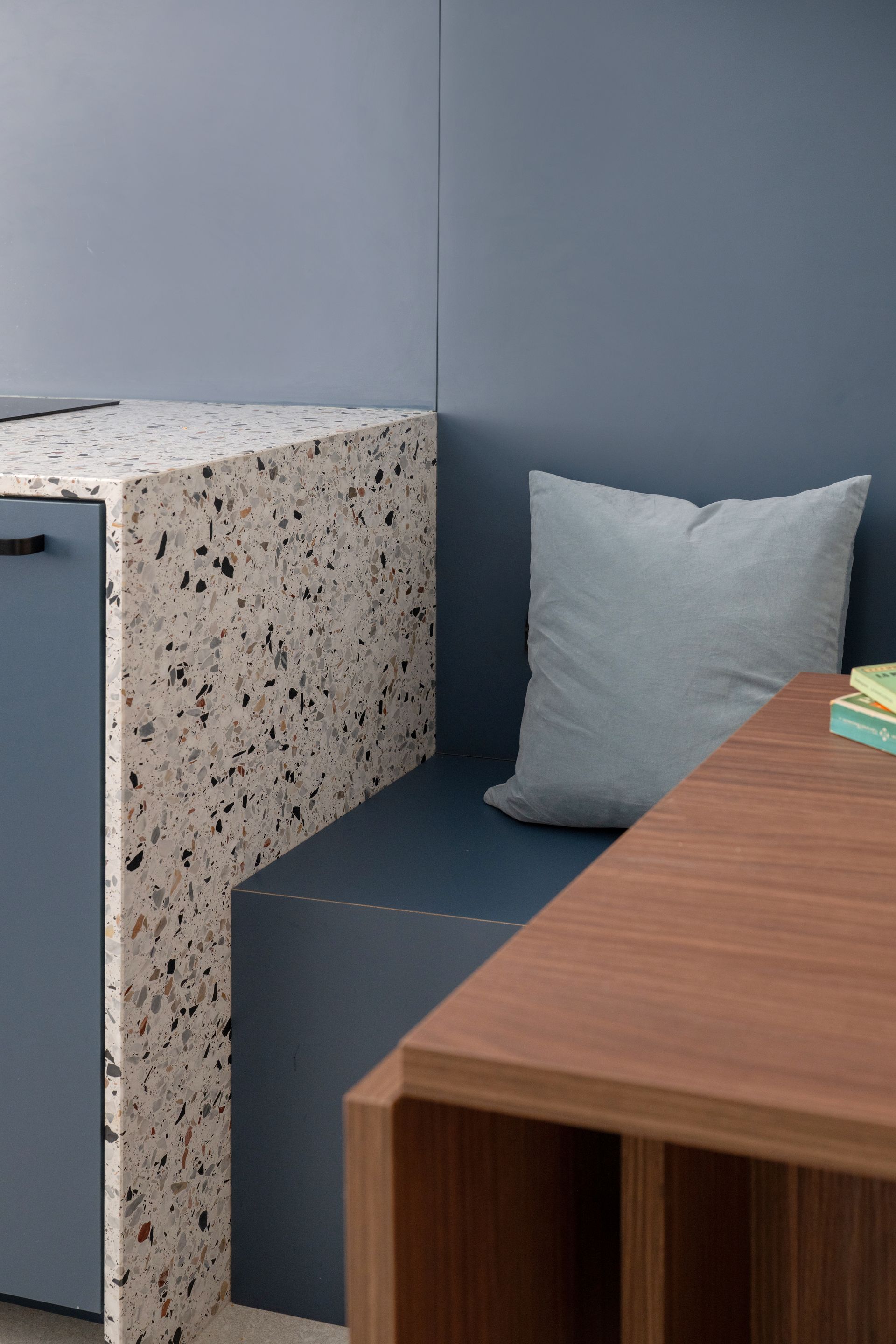 Terrazzo et banquette