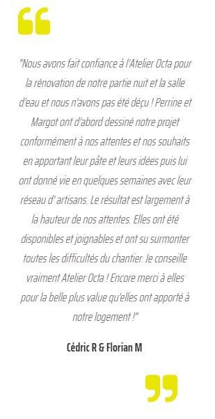 Avis Atelier OCTA, architecte d'intérieur à Lyon