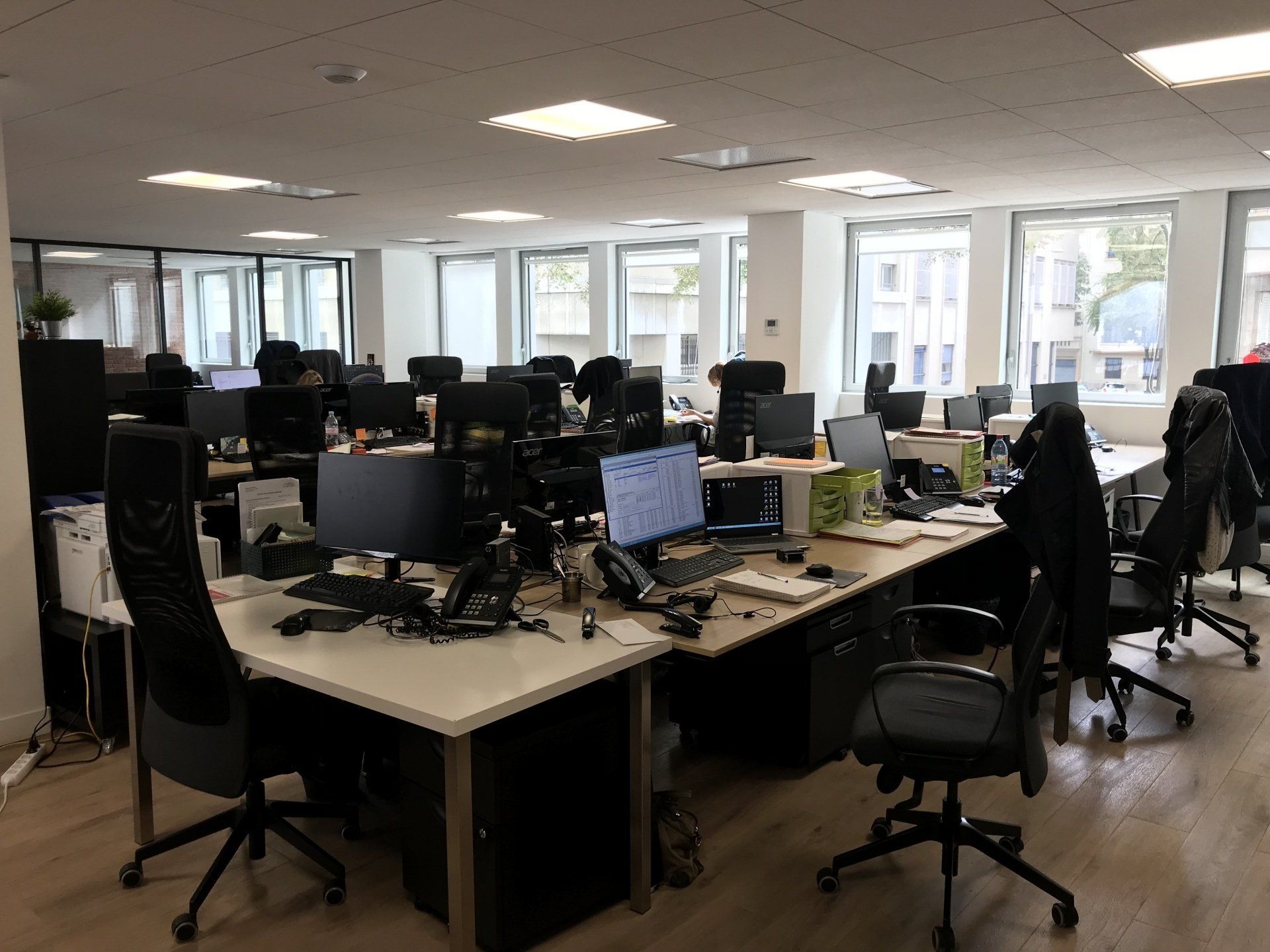 Open space avant travaux