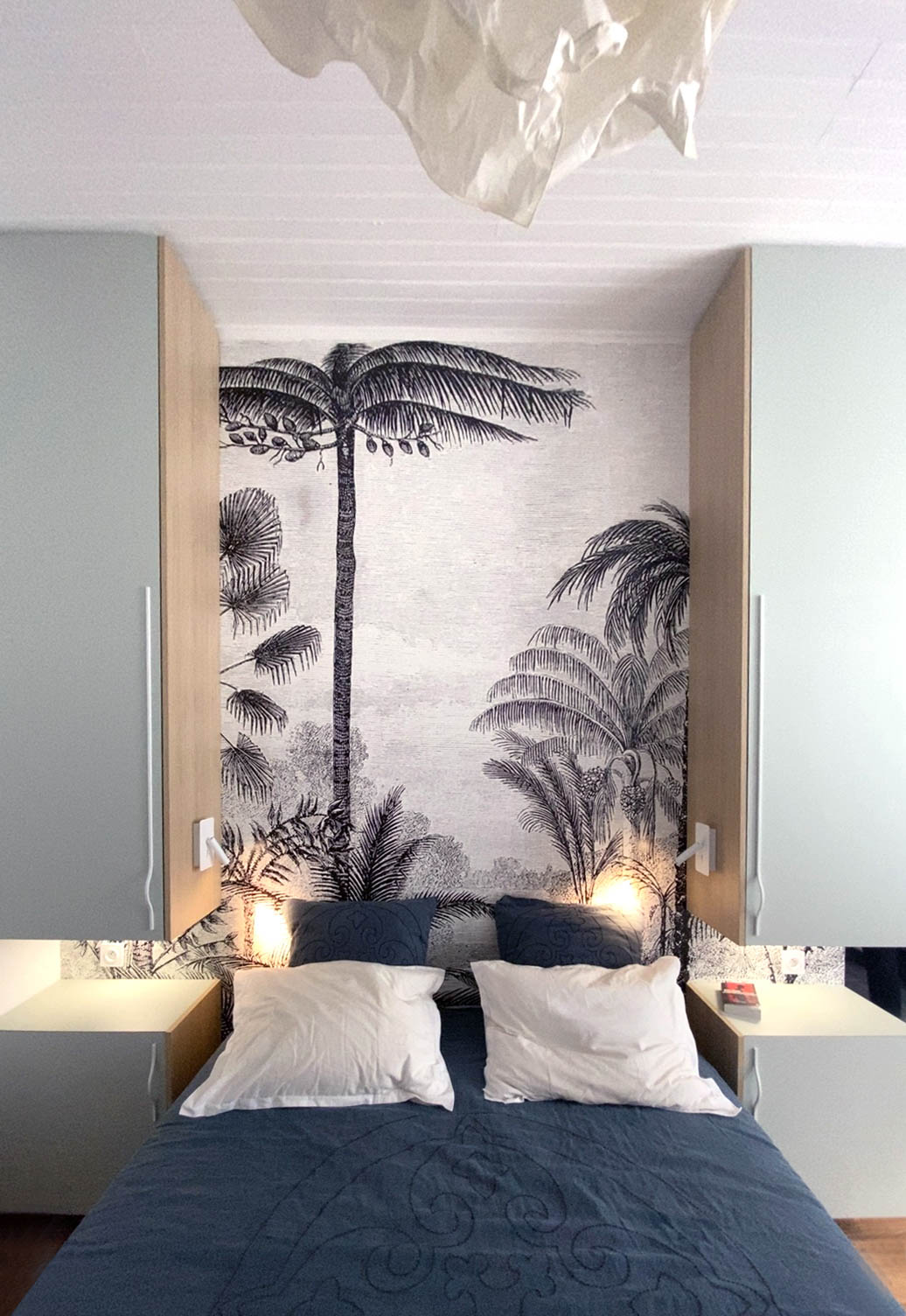 Chambre transformée avec dressing sur mesure