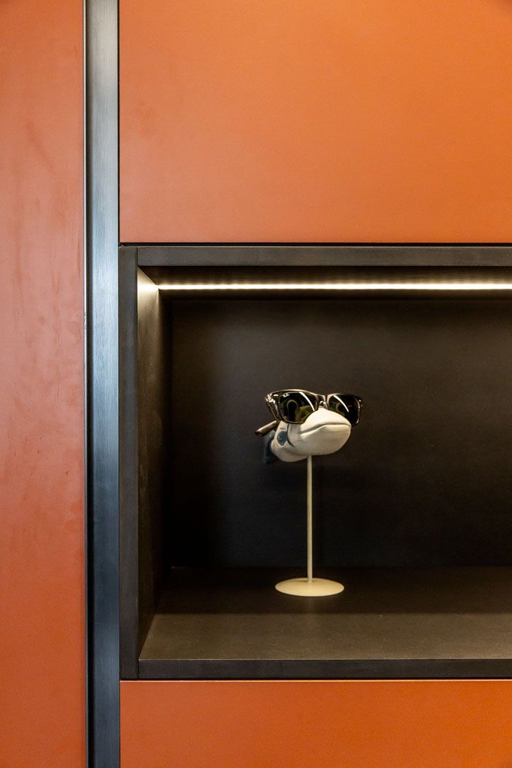 Décoration d'un appartement à Lyon 3 avec sculpture
