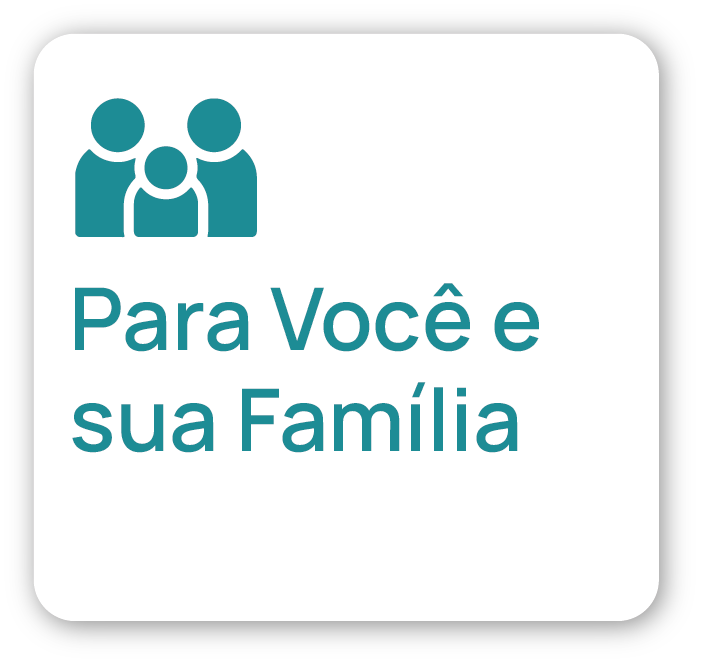 A sticker that says para você e sua familia