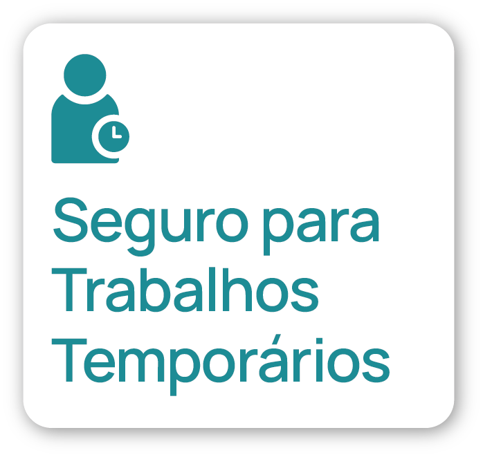 A sticker that says seguro para trabalhos temporarios