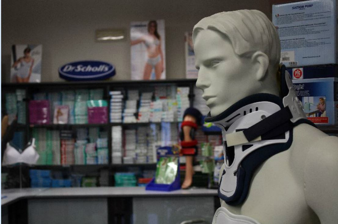 Vendita di apparati ortopedici