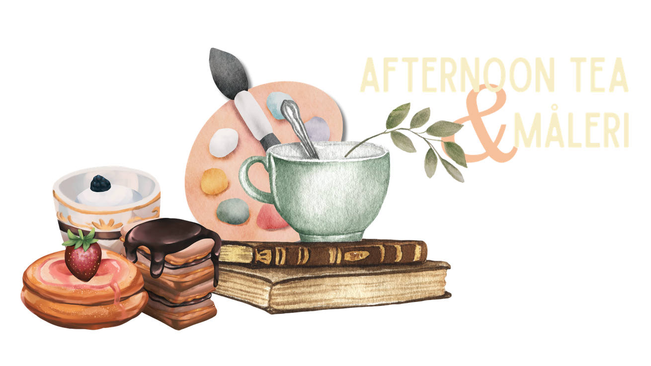 Afternoon tea & måleri 15 septembet 2025, kl 17:30-20:00