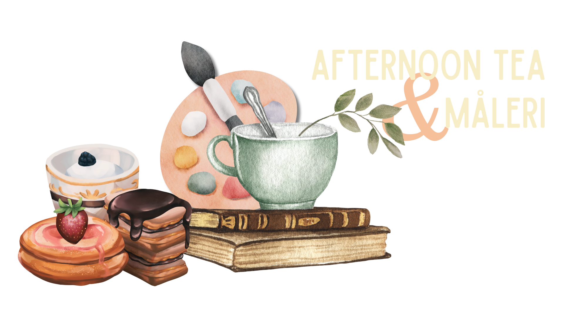 Varmt välkommen! Afternoon tea & måleri 15 septembet 2025, kl 17:30-20:00
