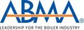 The blue ABMA logo with an orange horizontal line, accompanied by the text