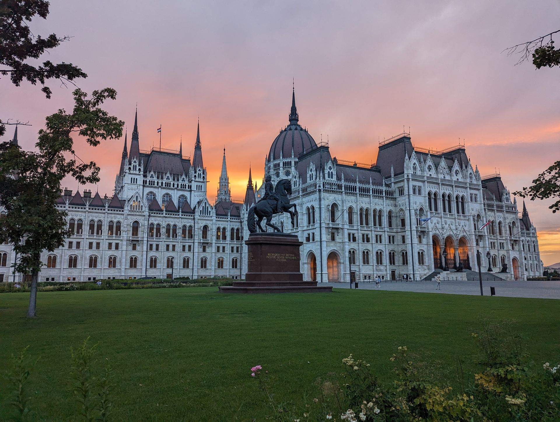 The Hungarian Parliment at sunset