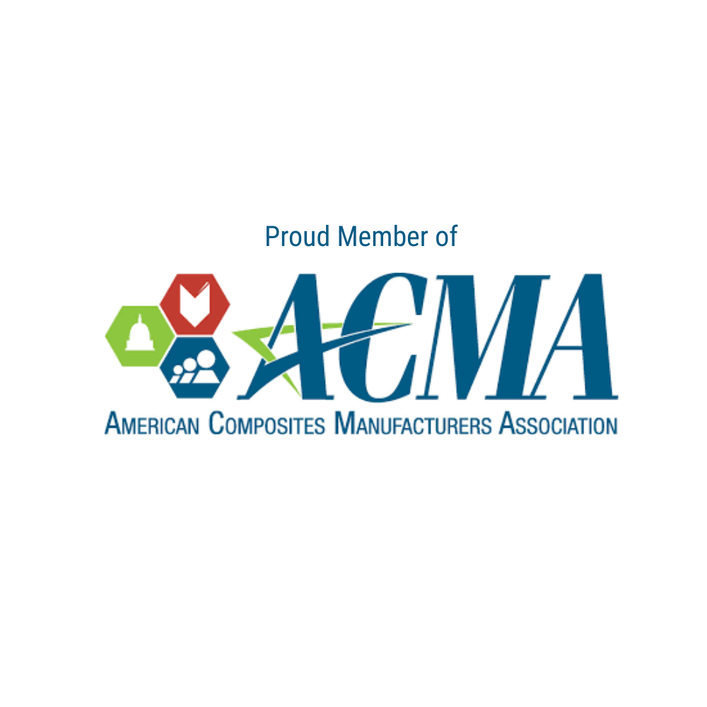 Logo for the American Composites Manufacturers Association (ACMA), with the organization's name and symbol.