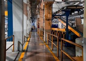 Manufacturing plant floor production line in East Tennessee