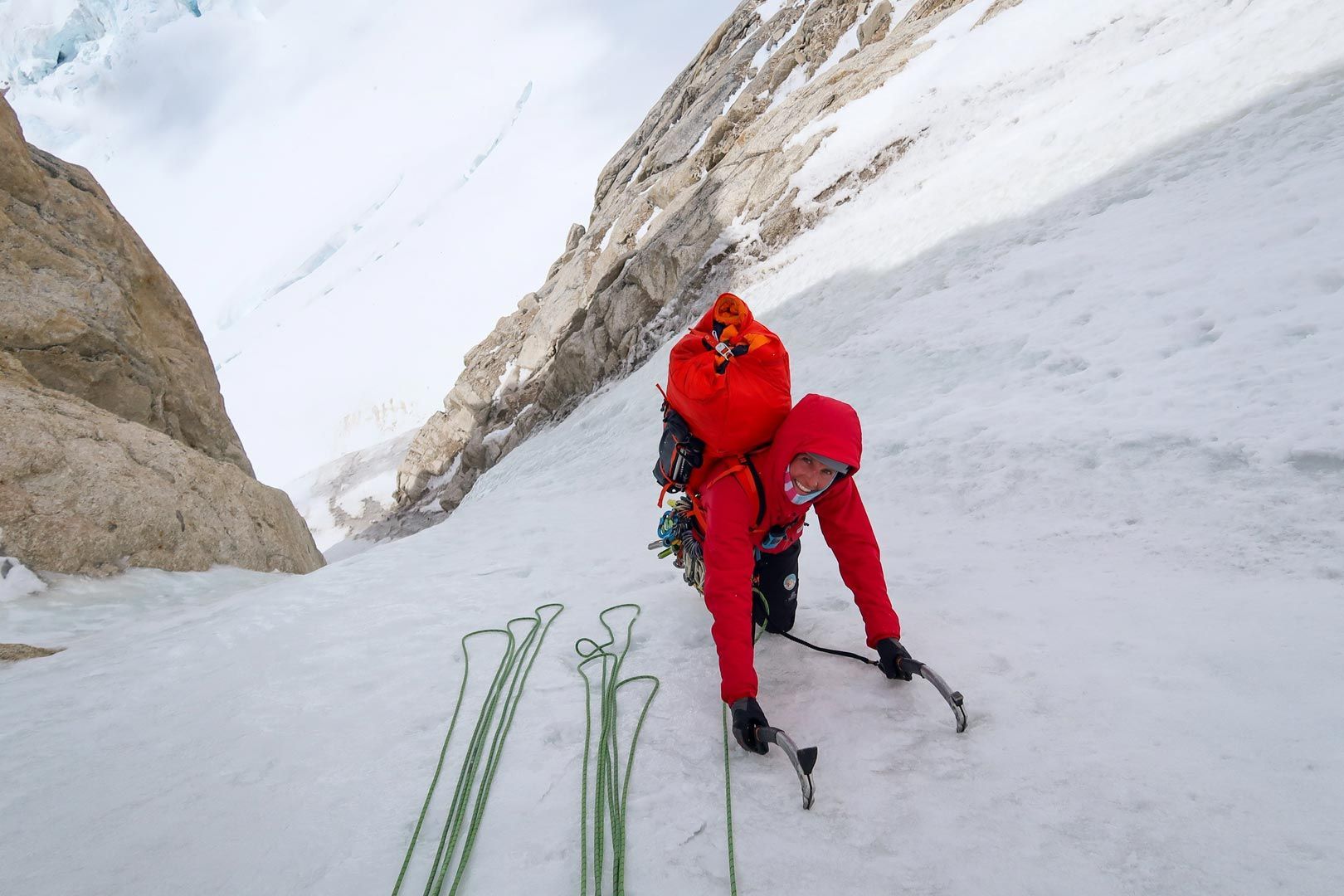 Fay Manners - British Alpinist - Cassin Ridge