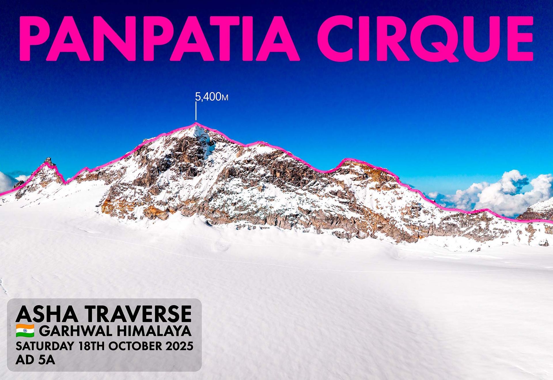 Fay Manners - topo - Asha Traverse, Panpatia Cirque