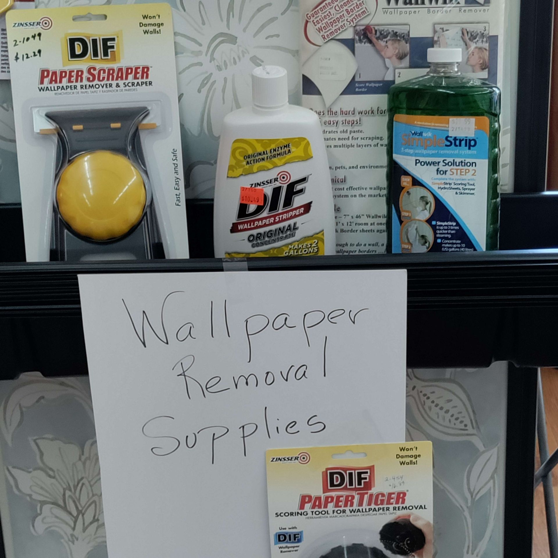 Wallpaper Removal Supplies
