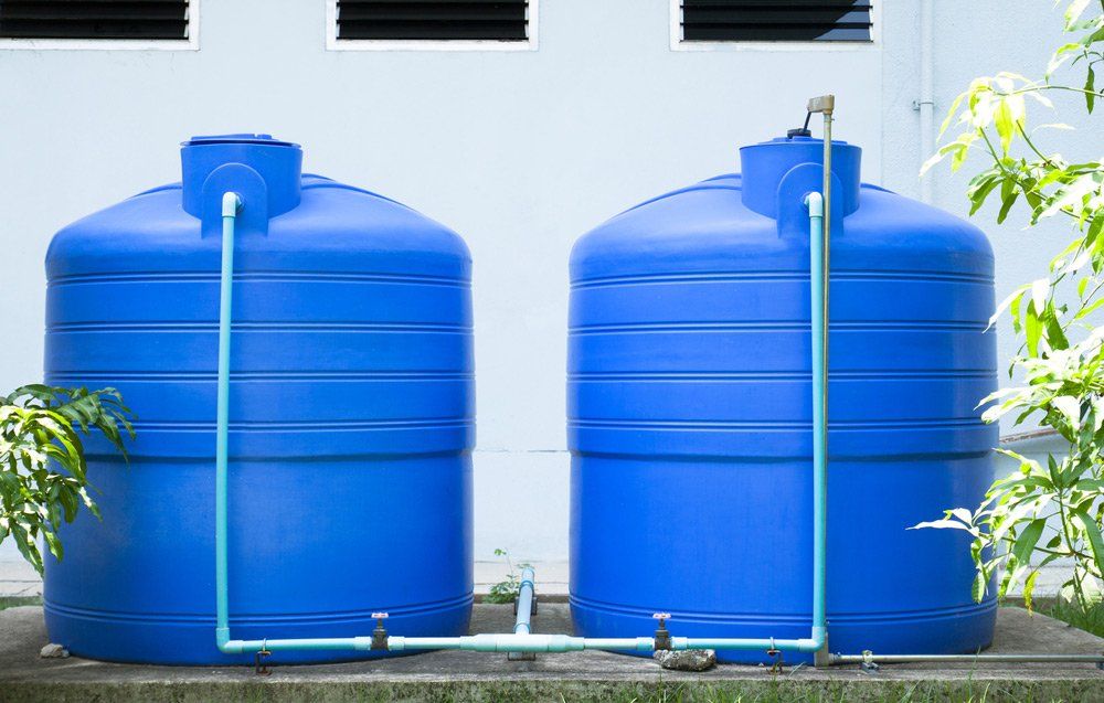 A Blue Water Tank — Corindi Beach, NSW