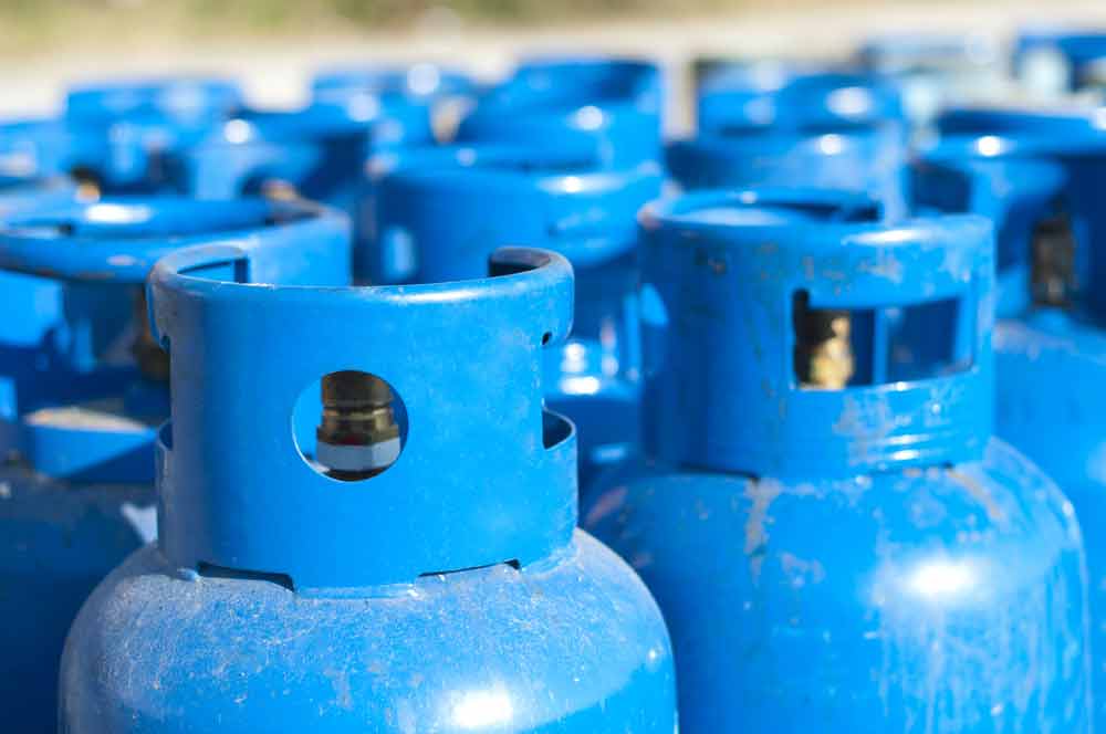 LPG Blue Gas Bottles