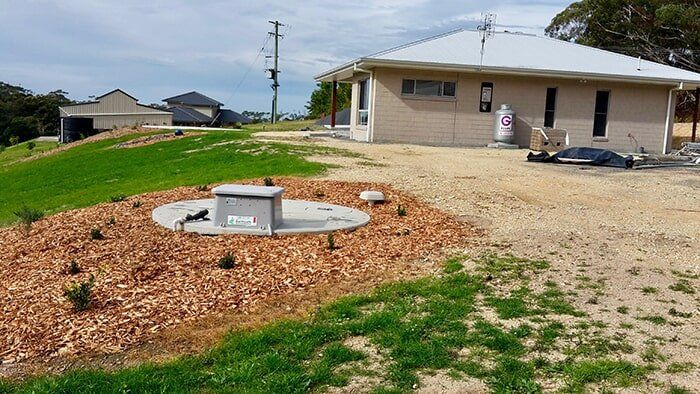 A newly installed Aerated Wastewater Treatment System in Coffs Harbour — VR Marsden Plumbing