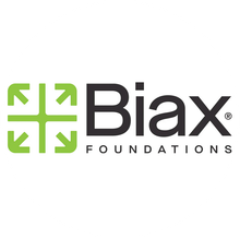 Logo: Blue circle with 