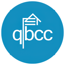 Blue circle with white text 