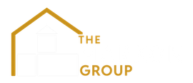 Logo featuring a gold house outline with the words 
