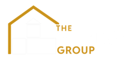 Logo featuring a gold house outline with the words 