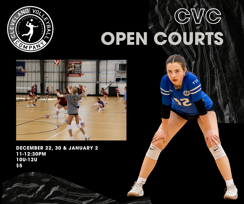 Cleveland Volleyball Company Sprouts & CVC Jrs. Camp flyer