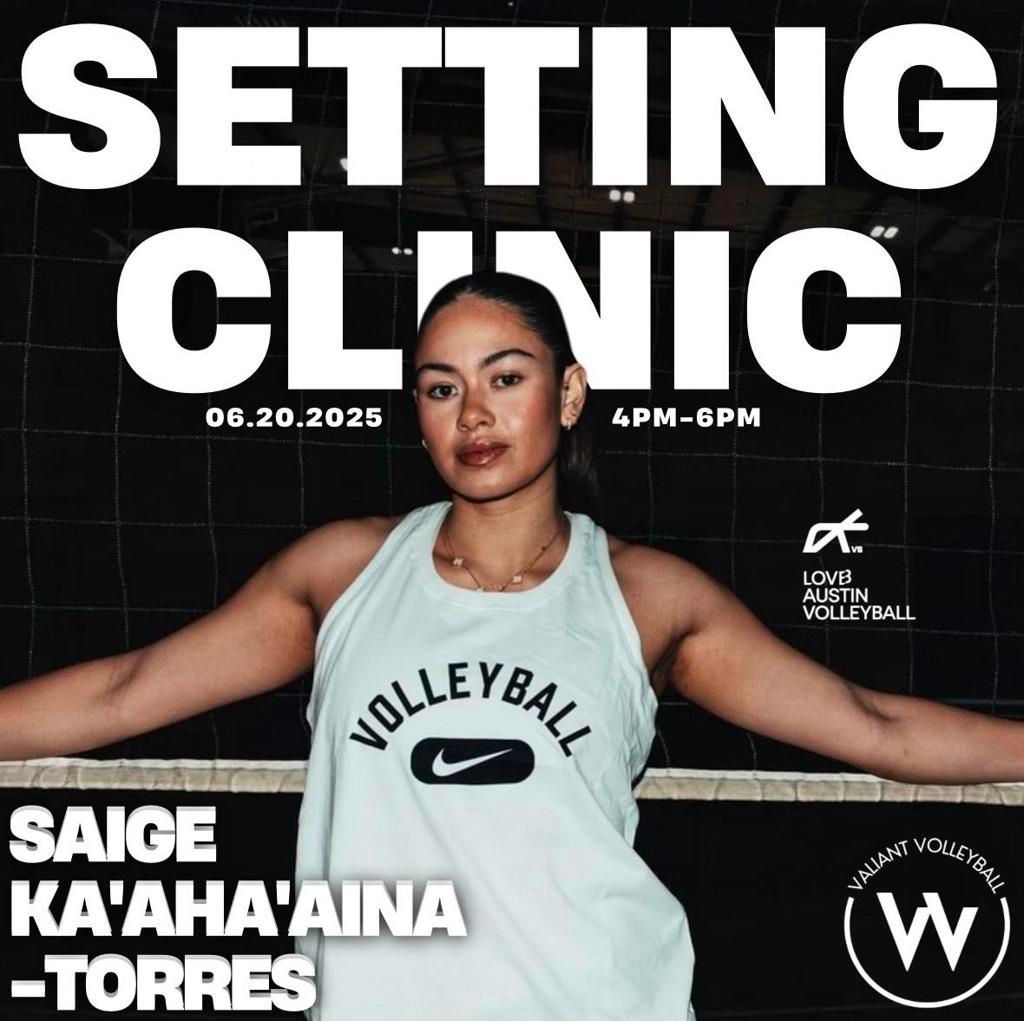 Cleveland Volleyball Company VV Camps Setting Clinic flyer