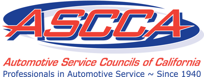 A logo for the automotive service councils of california