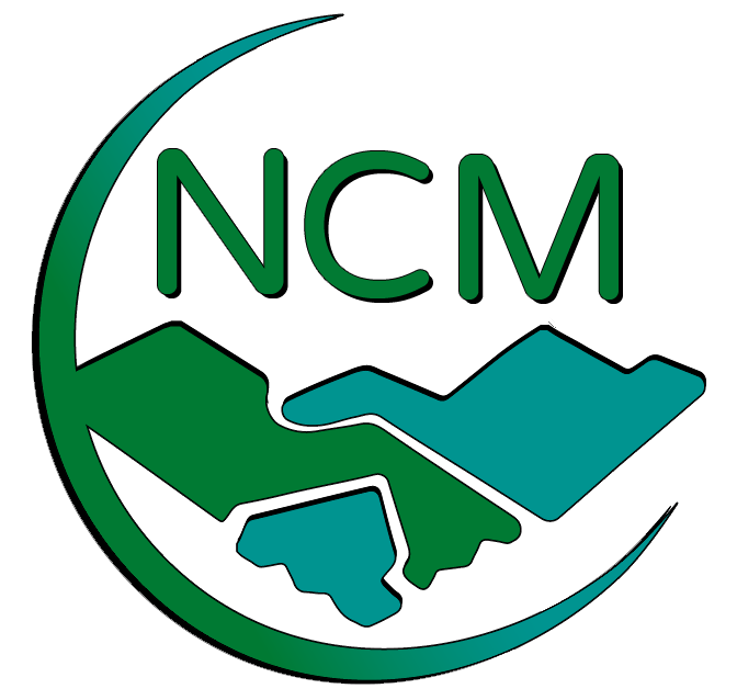 A logo featuring the green letters 