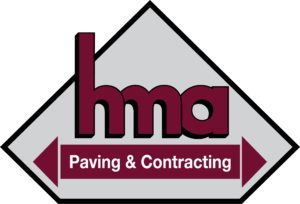 Logo for HMA Paving & Contracting, featuring the text 