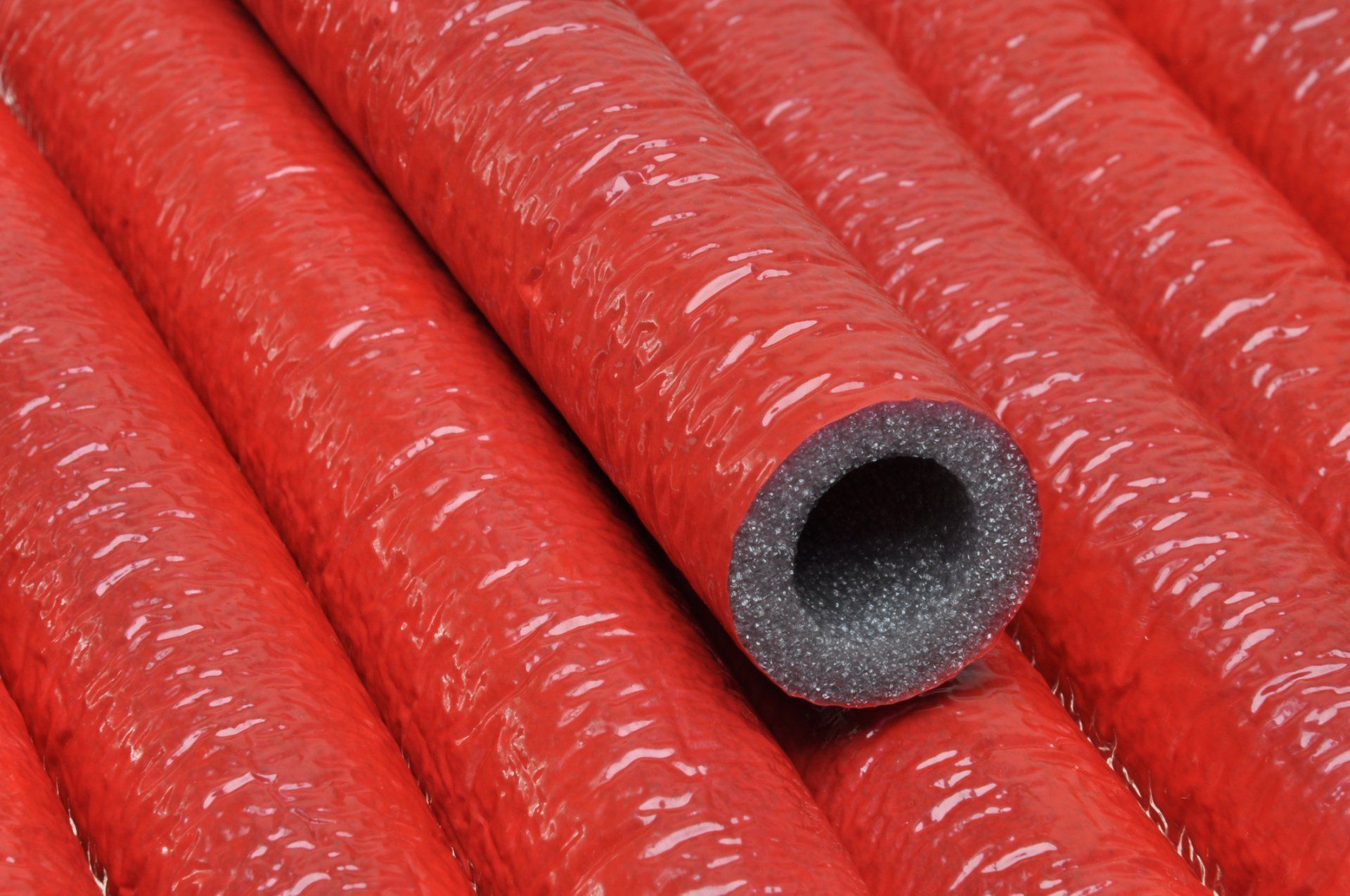 Red Insulation Pipe — Chattanooga, TN — Breeding Insulation Company