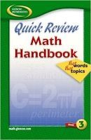 It is a quick review math handbook for grade 3.