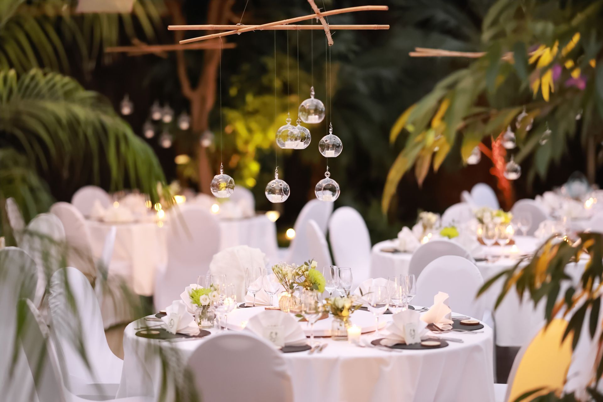 Tischdekoration im Gewächshaus Elsäßer – Stuttgart-Vaihingen