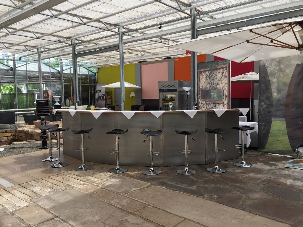 Barstühle im Kupkagarten in Waiblingen