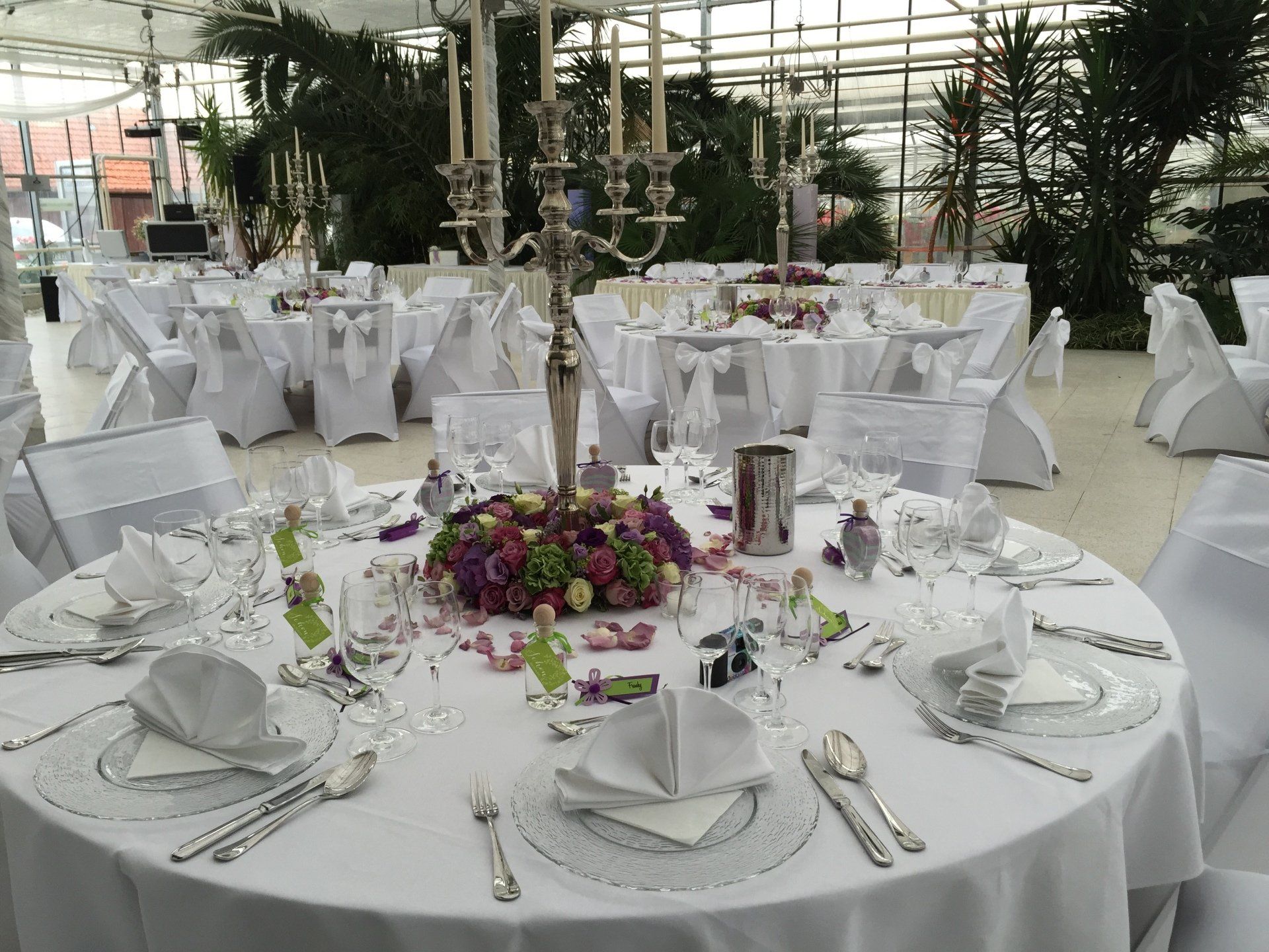 Hochzeitsdeko Caterer im Haus der Rosen in Fellbach