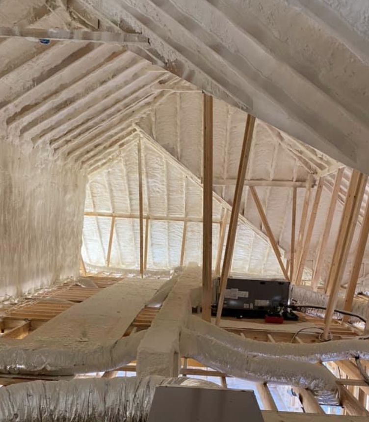 Attic insulation.