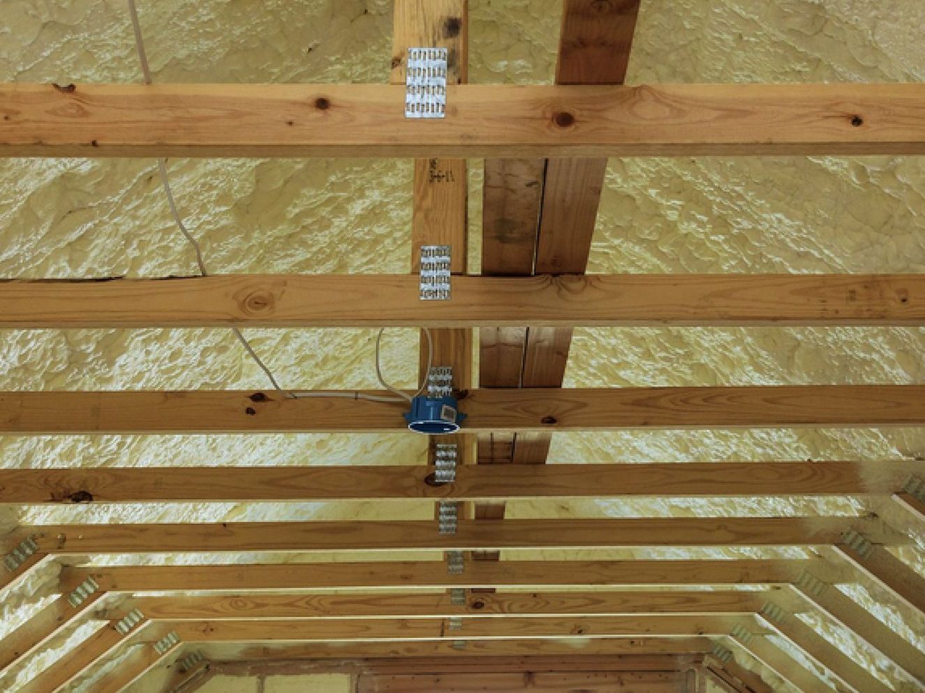 Insulation installation for pole barns and metal buildings