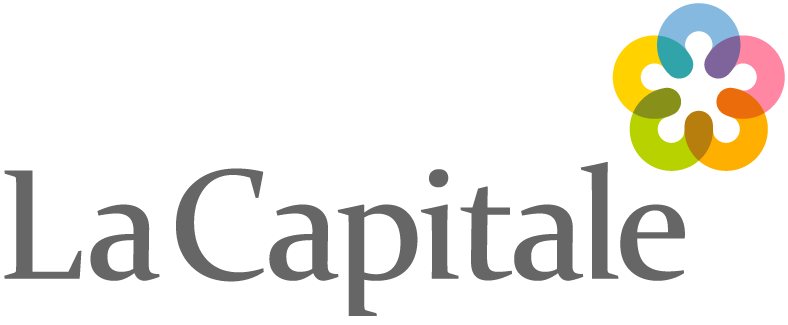 Un logo pour la capitale avec une fleur au milieu