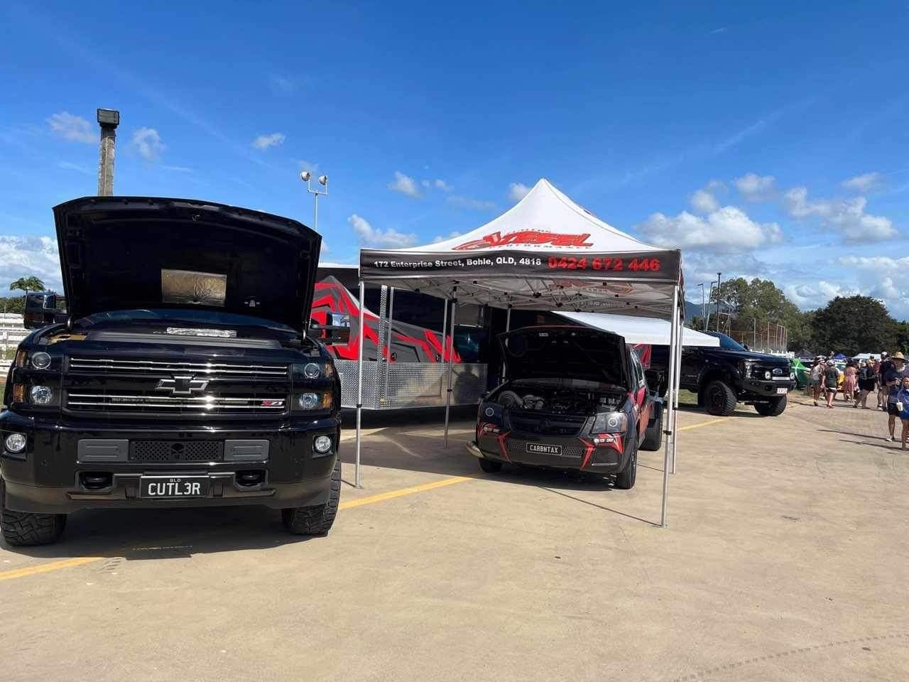 Black truck with a license plate - Mount Saint John, QLD - Cutlers Diesel Performance