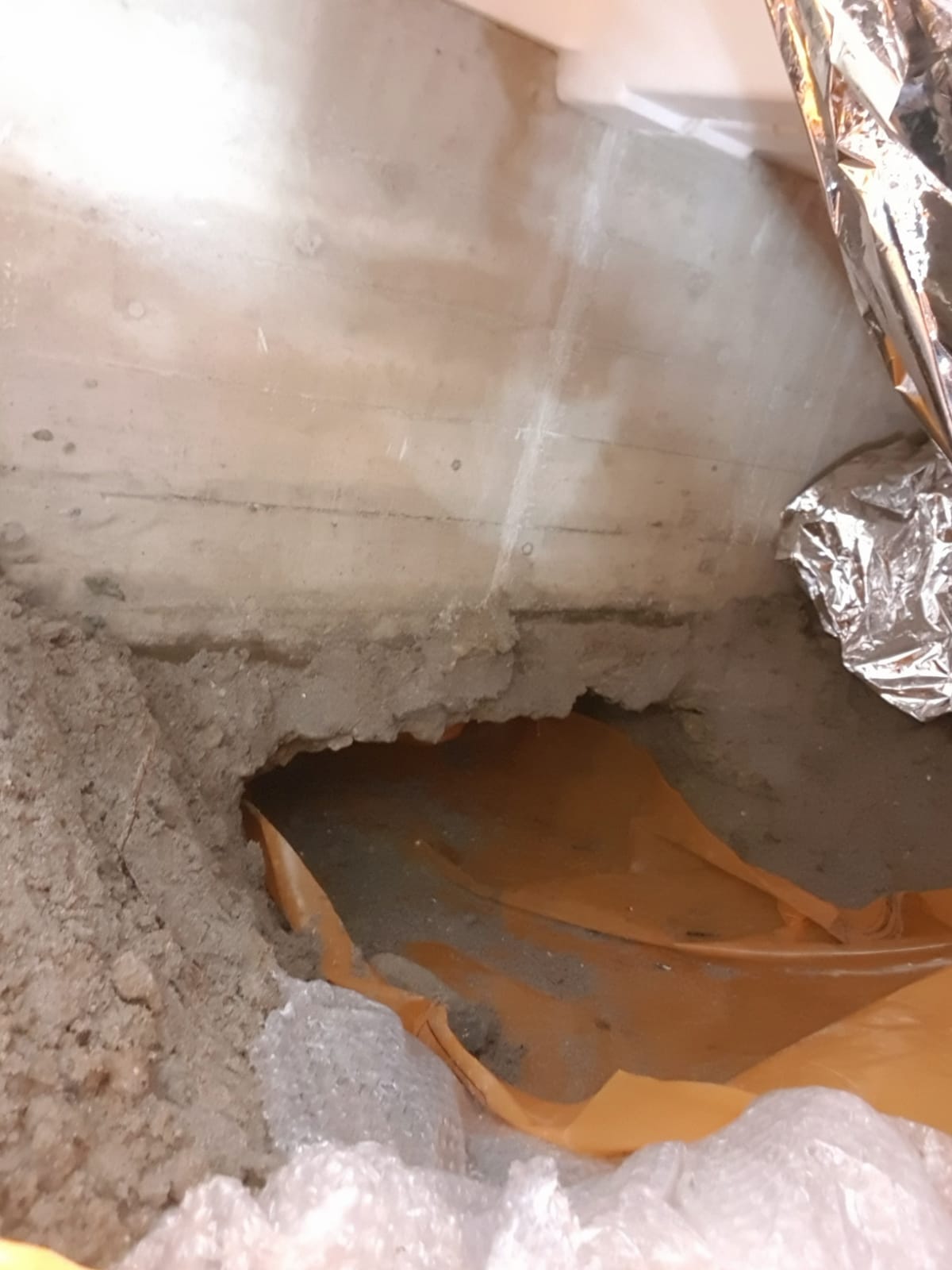 uitgraven+tijdens+vloerisolatie