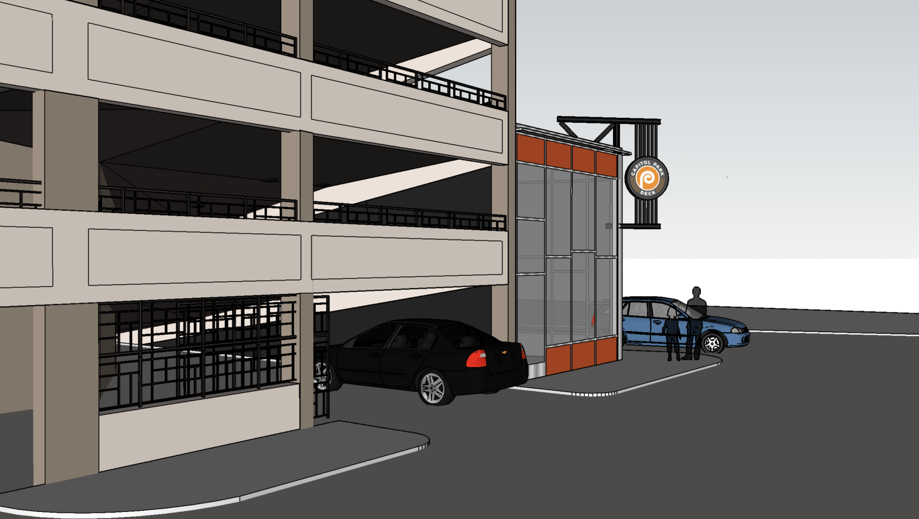 Capitol Park Deck Rendering