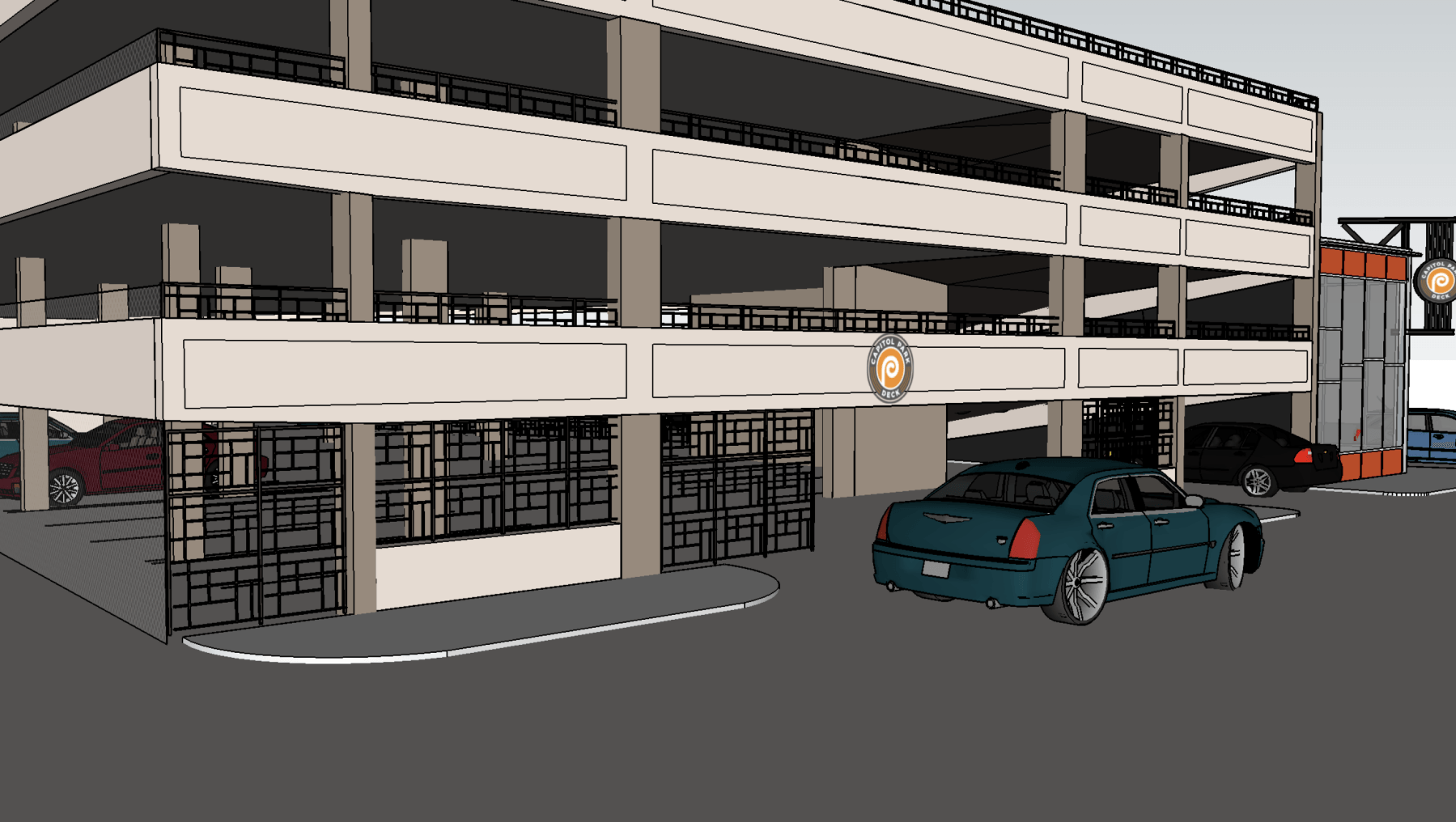 Capitol Park Deck Rendering