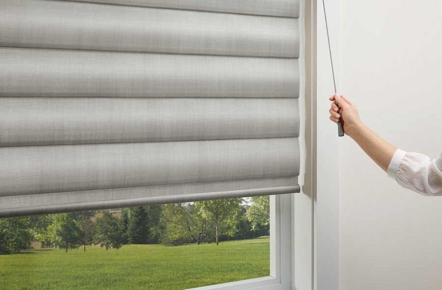 short retractable cord of ultraglide for child safety with window coverings