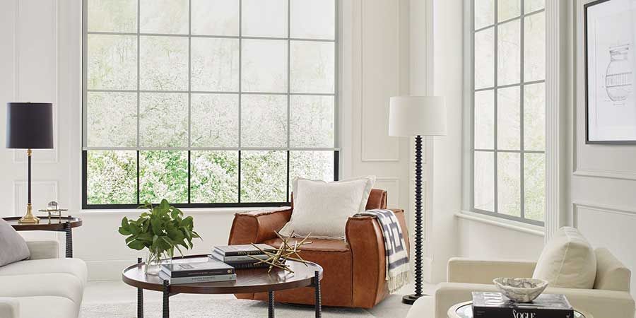Solar shades in Nova Scotia home