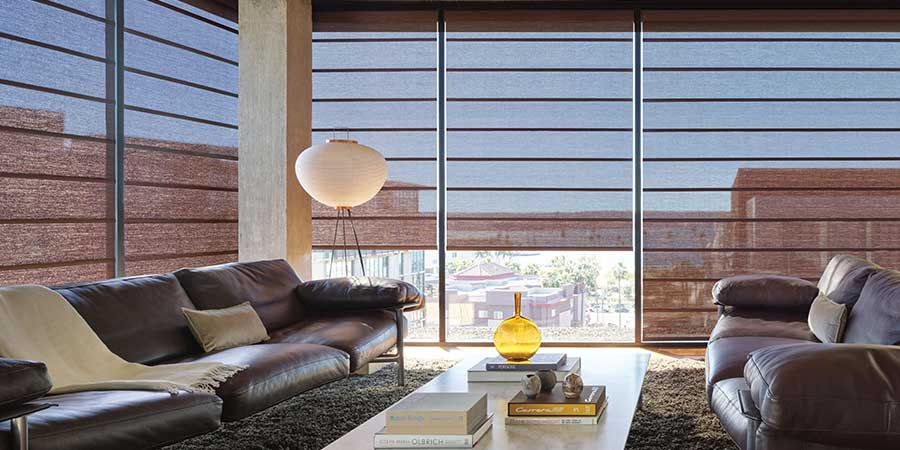 modern roller shades in halifax condo