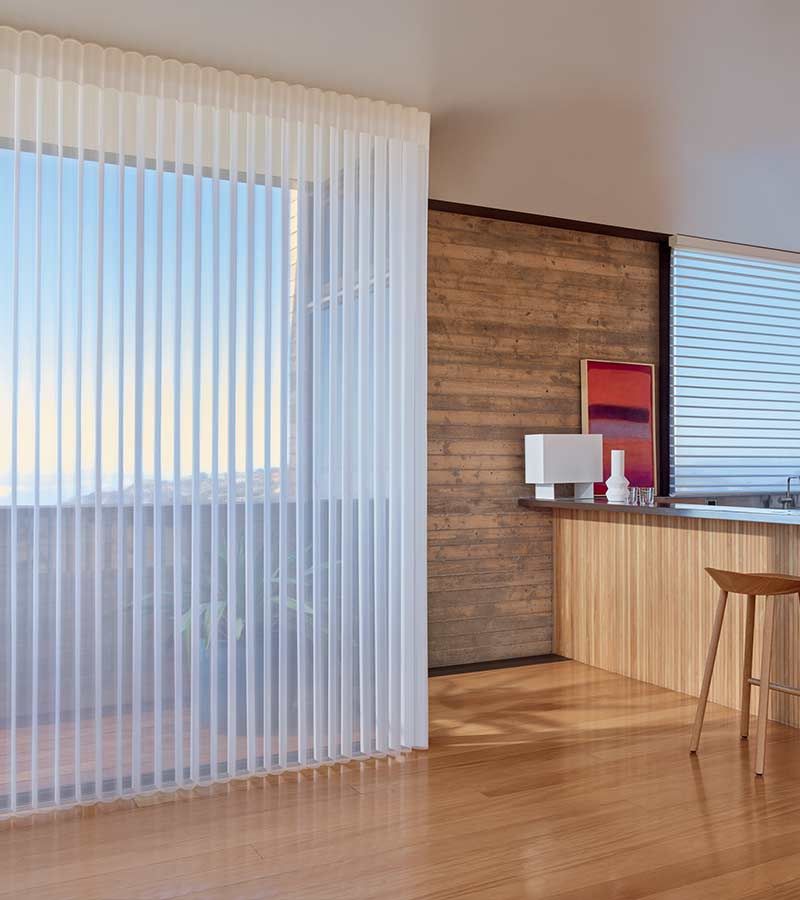 match window treatments to farmhouse decor