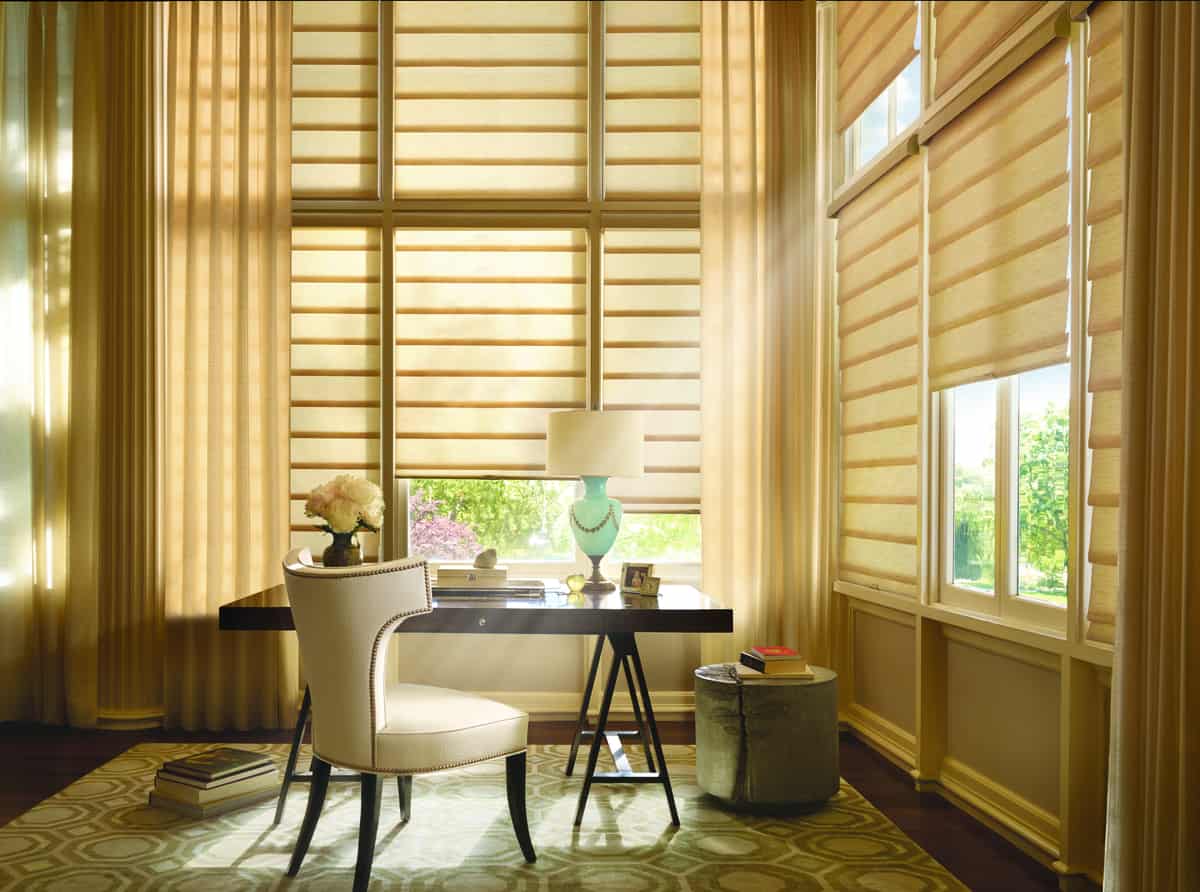 Vignette® Modern Roman Shades Bedford, Nova Scotia (NS) by Hunter Douglas and Seeview Blinds