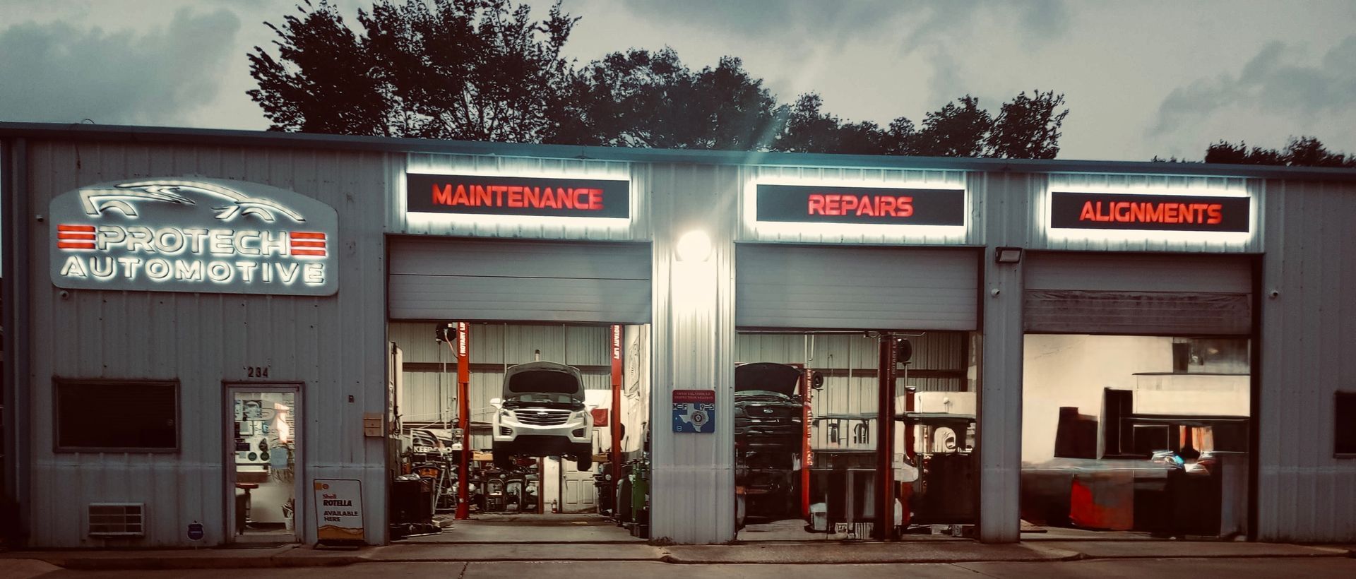 Front of Kemah Shop | Protech Automotive